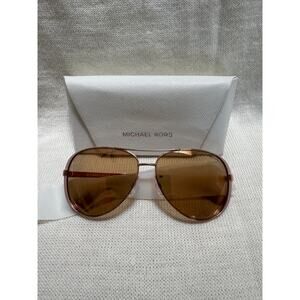 Michael Kors CHELSEA Rose Gold w Rose Gold Lens Women's Sunglasses